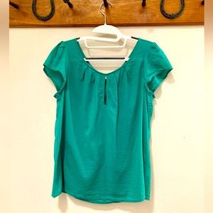 Lilly Pulitzer Green Blouse Size 4